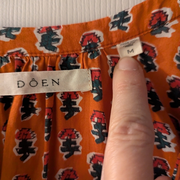 Doen Jane Blouse In Calico Canyon Blooms Medium - Picture 4 of 7